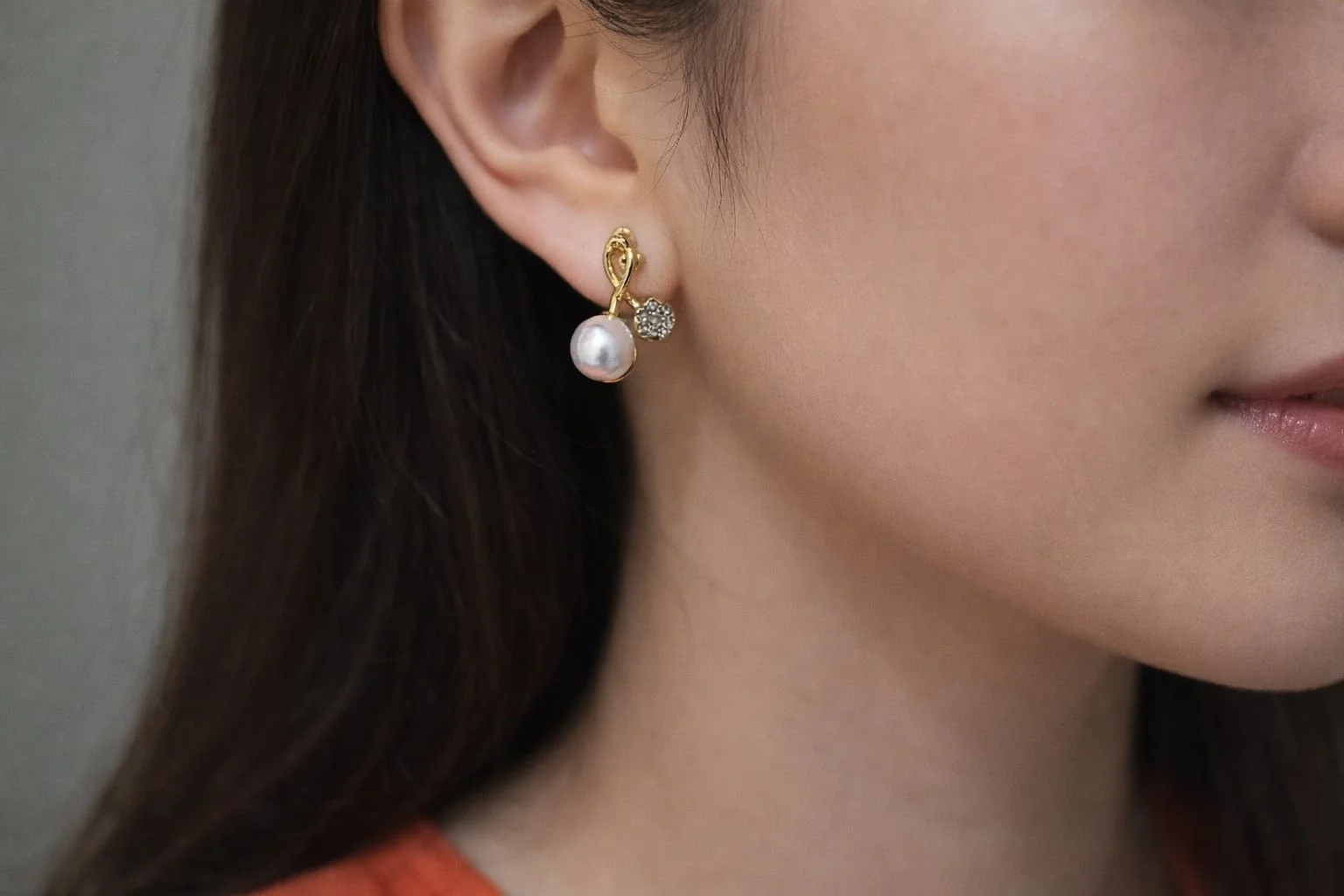 Golden Pearl Charm Drops [From Casual To Classy]